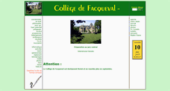 Desktop Screenshot of facqueval.be