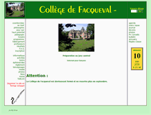 Tablet Screenshot of facqueval.be